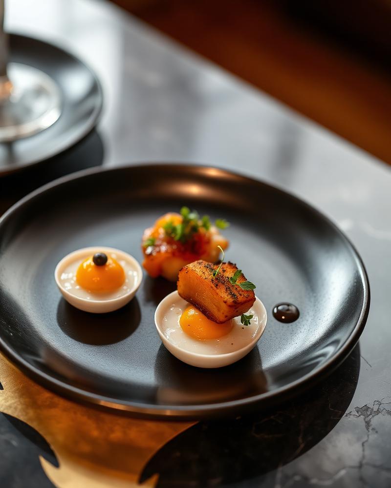Amuse-bouche plated